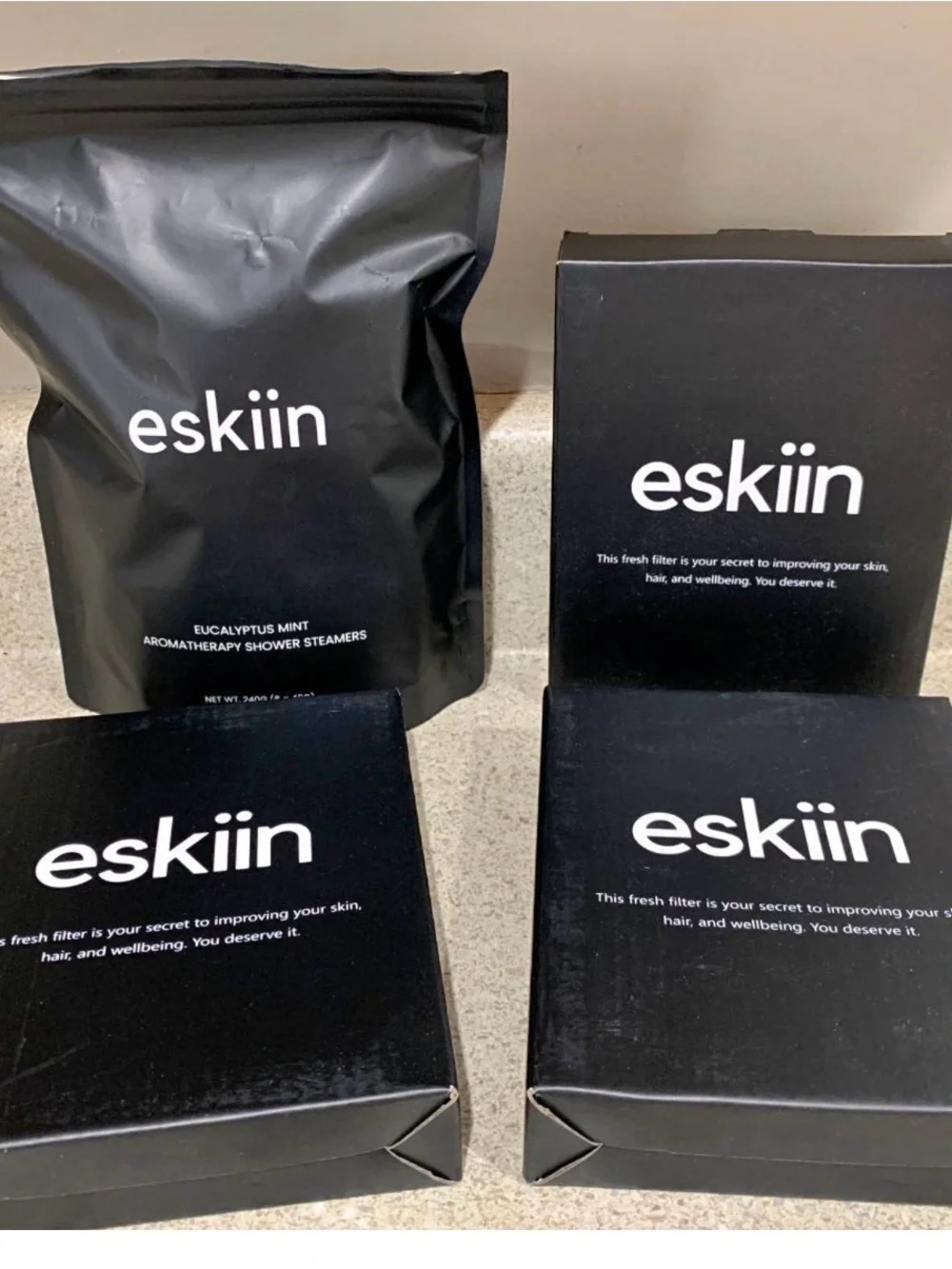 3 eskiin shower head filter replacements